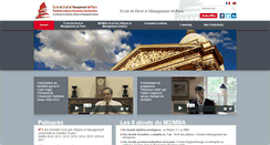 Desktop Screenshot of mba-pantheon-assas.com